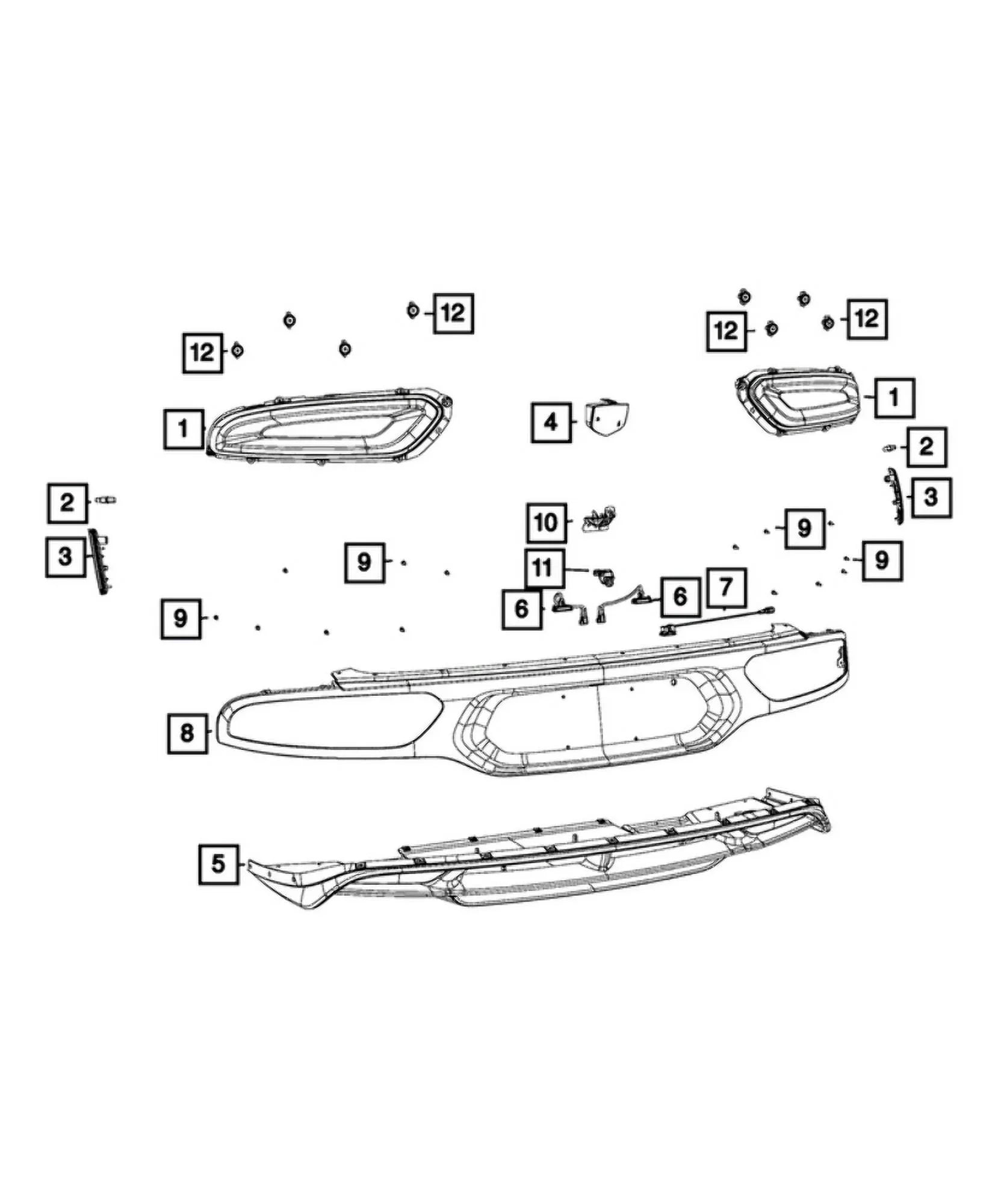 New Genuine Mopar Camera Rear View OE 56038978AL