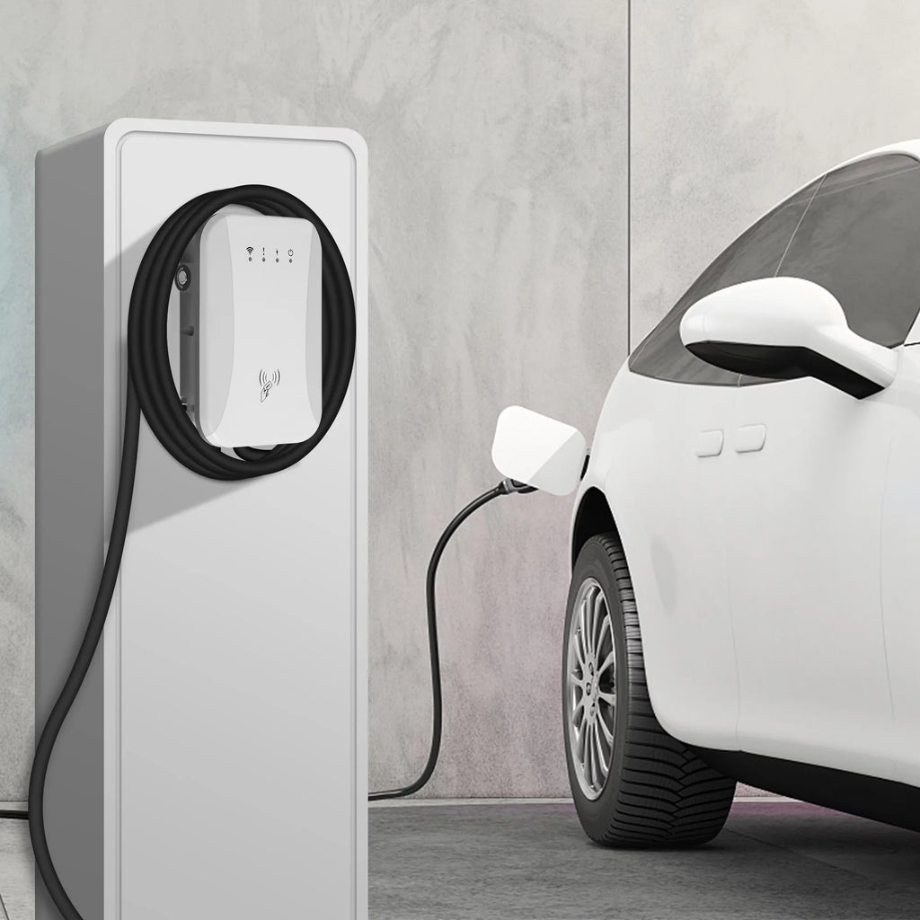 NEMA 14-50 Level 2 EV Charger Portable Electric Vehicle Charger with 25 ft Charging Cable, SAE J1772 Standard Plug (40 Amp, 240 Volt ) Indoor/Outdoor Car Charging Station NEMA 14-50