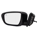 for 2016 to 2017 Nissan Murano Left Driver LH Mirror POWER, W/ SIGNAL LAMP, W/ MEMORY, W/ SIDE VIEW CAMERA, USA BUILT, (FROM 10/16), SMOOTH