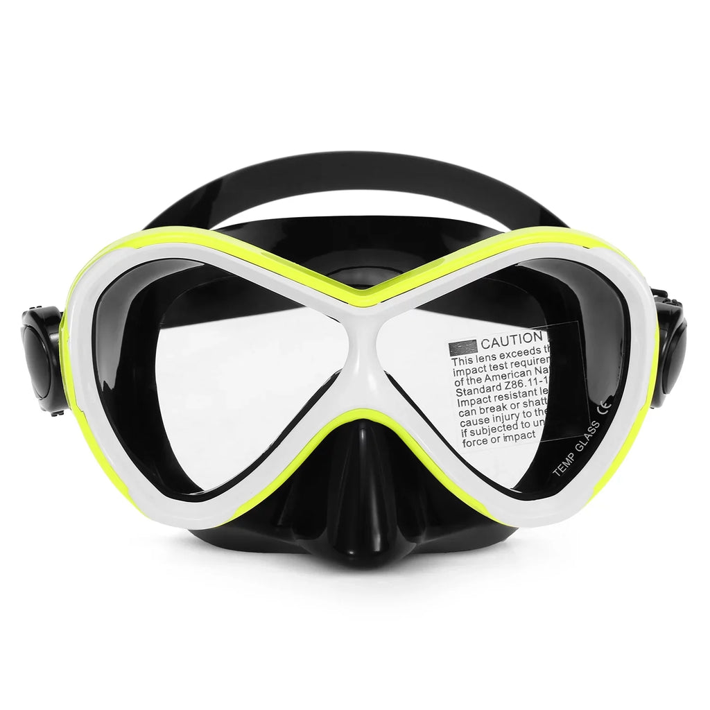Professional Swimming Goggles with Dry Snorkel Tube Set -fog Goggles for Snorkel