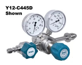 Airgas Two Stage Stainless Steel 0-250 psi High Purity Threadless Seat Cylinder Regulator CGA-580