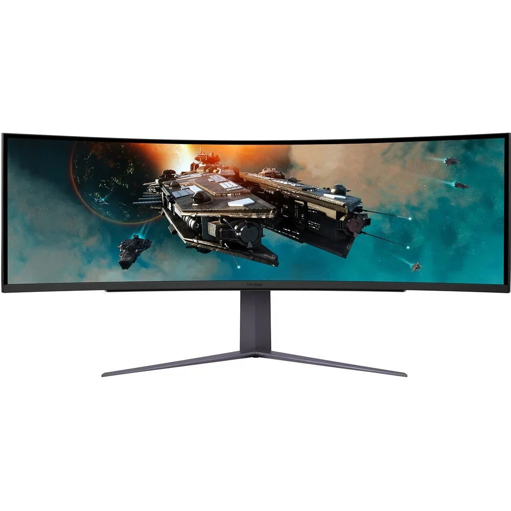 Open Box 49GR85DC-B 49" Curved Ultragear DQHD 1ms 240Hz Monitor with VESA DisplayHDR 1000, Black