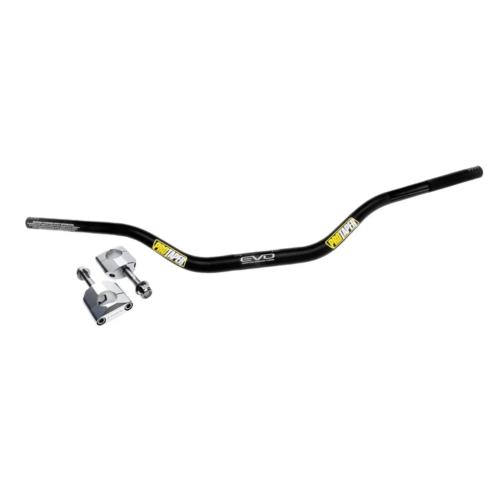 Tusk Universal Oversized Handlebar Clamp and Bar Kit ProTaper EVO Windham MX/RM Mid Bend For Honda CRF450RX 2017-2022