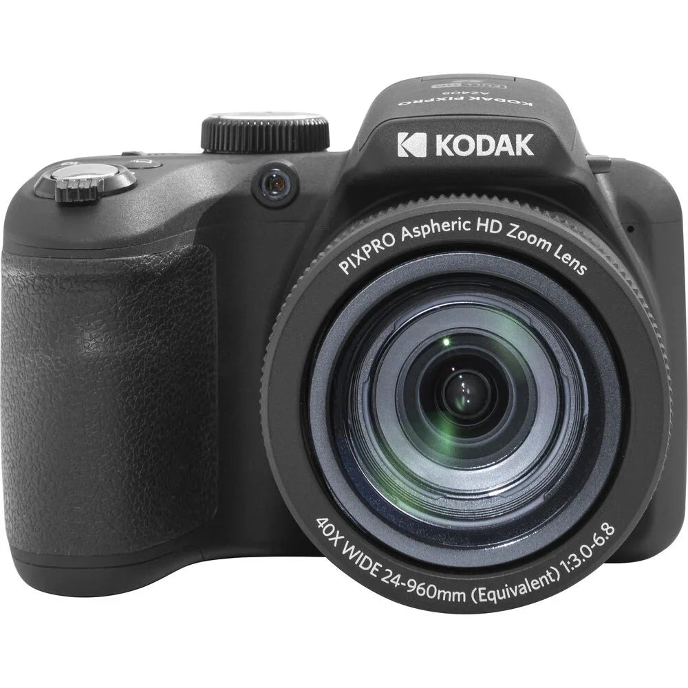 Kodak PIXPRO AZ405 Digital Camera (Black) + Extra Battery +Tripod + Case -64GB Kit