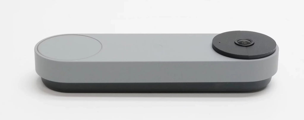 Pre-owned Google Nest GWX3T GA02076-US WiFi Smart Video Doorbell (Battery) - Gray (doorbell only) accessories not included