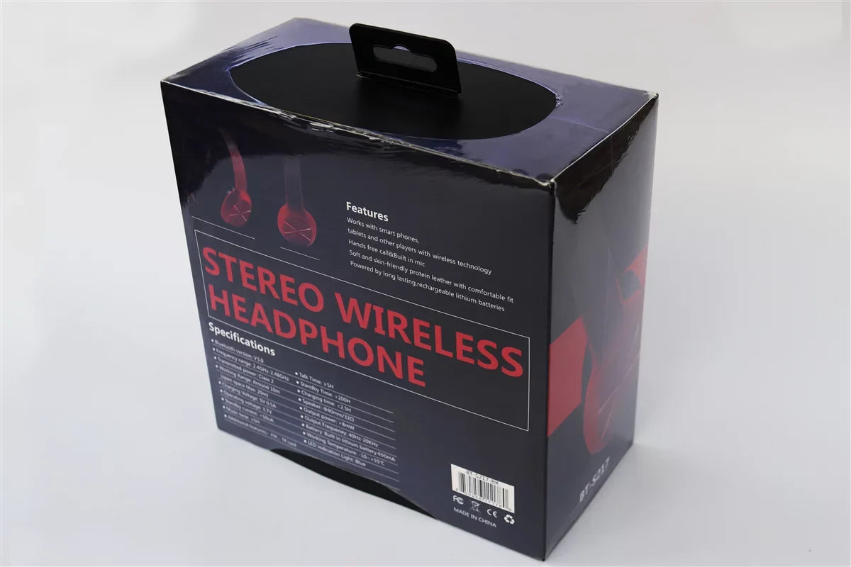 Over-the-Head Stereo Wireless Headsets for HTC Desire 21 Pro 5G, U20 5G, HTC Wildfire E3, Desire 20+, Wildfire E2, Desire 20 Pro, Wildfire X, U19e (Black)