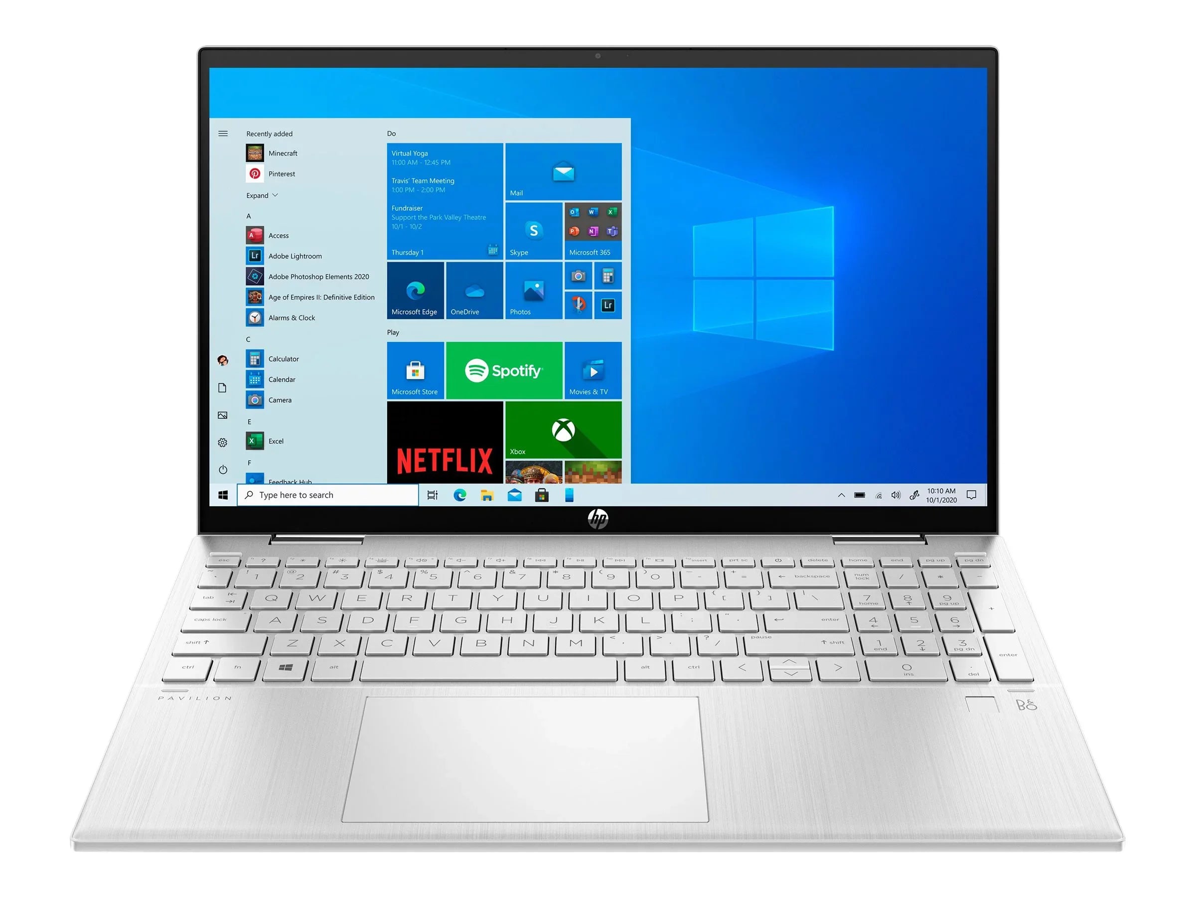 Pavilion x360 Mobile pc 15-er0051nr - Flip design - Core i5 1135G7 / 2.4 GHz - Win 10 Home 64-bit - Iris Xe Graphics - 8 GB RAM - 512 GB SSD NVMe - 15.6" IPS Monitor 1920 x 1080 (Full HD) - Wi-Fi 6 - natural silver - kbd: US