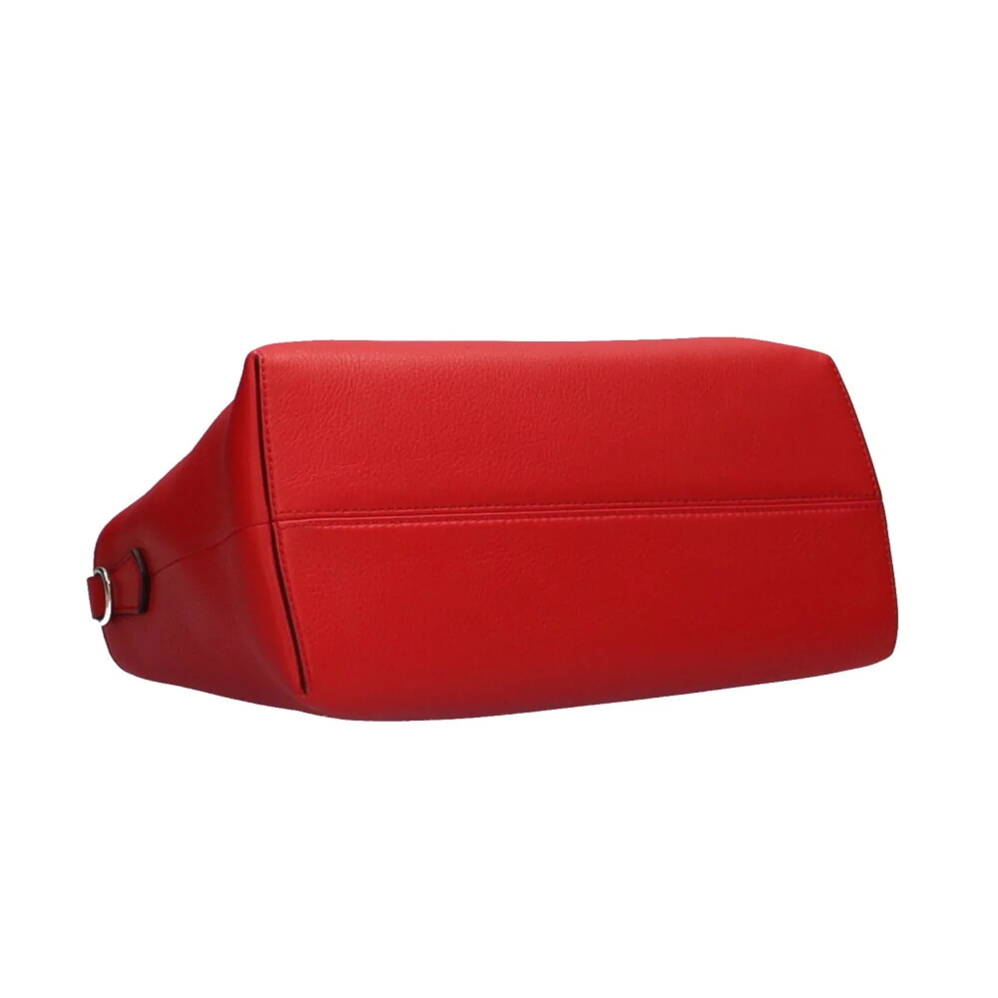 Pre-Owned Fendi FENDI visor way shoulder bag leather red ladies (Good)