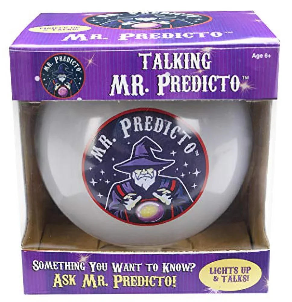 Mr Predicto Fortune Telling Ball The Fun Way To Discover Your Future Ask A Yes Or No Question & Hell Magically Speak The Answer Like A Next Generation Magic 8 Ball Fortune Teller Toy