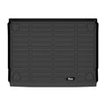 Ikon Motorsports Trunk Mat Compatible With 2021-2023 Ford Bronco 4-Door, Black Car Auto TPE 3D Molded Rear Cargo Cover All Weather Boot Liner Protector Pad