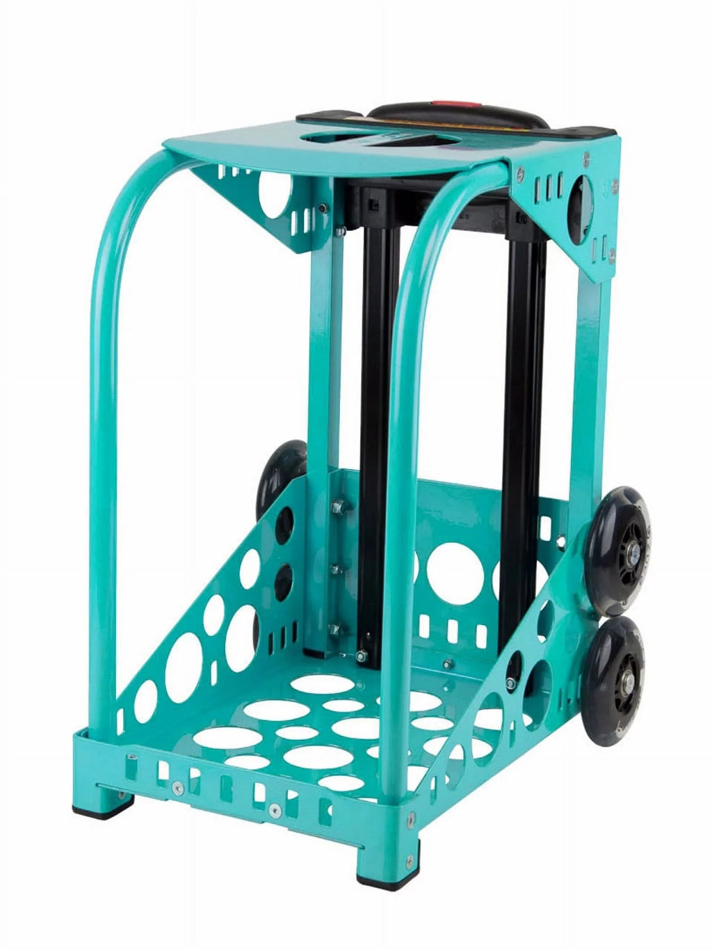 Zuca 18" Sport Bag - Llama Rama with 1 Large and 2 Mini Utility Pouches (Turquoise Frame)