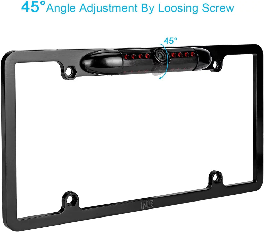 Backup Camera Rearview License Plate Frame for XAV-AX5500 XAVAX5500 Black