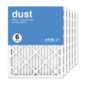 AIRx Filters 16x21.5x1 Air Filter MERV 8 Pleated HVAC AC Furnace Air Filter, Dust 6-Pack, Made in the USA