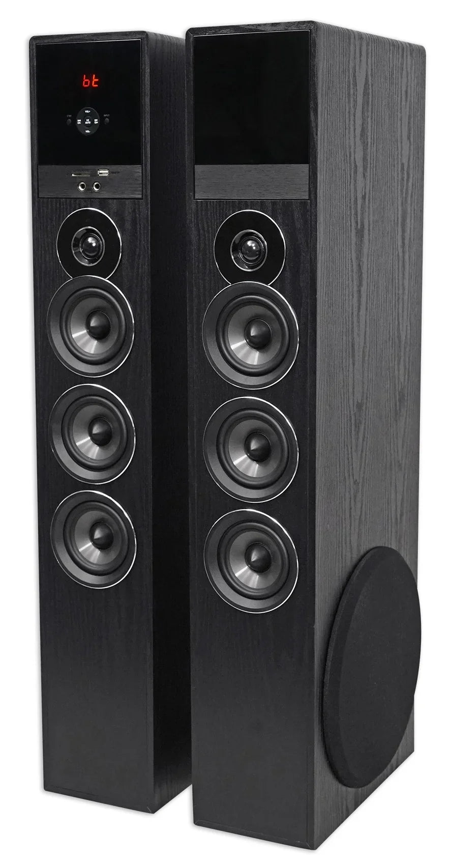 Tower Speaker Home Theater System w/Sub For Smart Television TV-Black