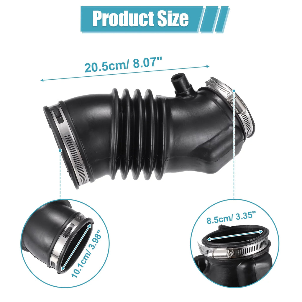 Unique Bargains Air Cleaner Intake Hose with Stainless Steel Hose Clamps for Honda Pilot 2009 - 2015