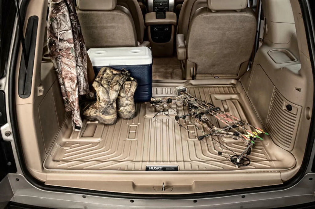 Husky by RealTruck Weatherbeater Series Cargo Liner Tan Compatible with 08-12 Ford Escape, 08-11 Mazda Tribute, 08-10 Mazda Tribute, 08-11 Mercury Mariner