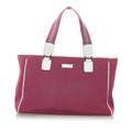 Pre-Owned Authenticated Gucci Web Tote Bag Canvas Fabric Pink Women (Good)