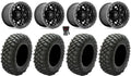 Fuel Unit 15" Wheels Black 32" Crawler XG Tires Kawasaki Teryx Mule