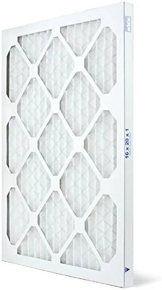 16X20x1 Air Filter MERV 11 Pleated HV Furne Air Filter, Allergy 4-Pk, Made In The