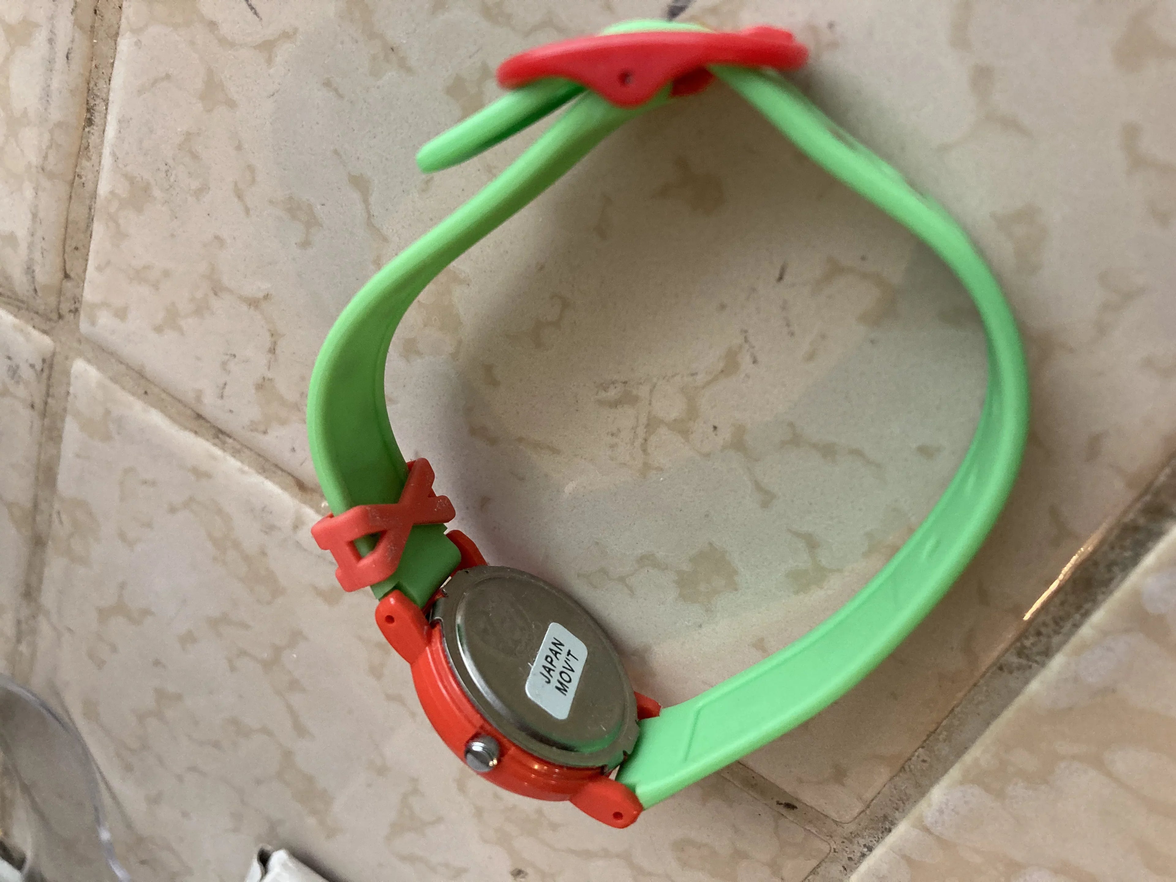 Rare Green Casio Kids Analog Watch Moon and Stars LQ-136A-3B