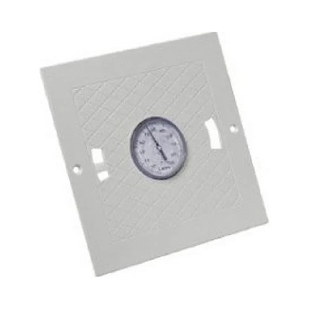 Pentair L3 9.87" Square Skimmer Lid with Thermometer - White