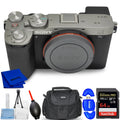 a7C II Mirrorless Camera (Silver) ILCE-7CM2/S - 7PC Accessory Bundle