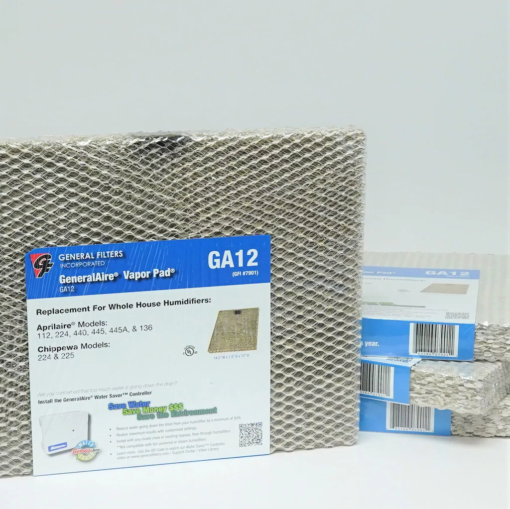 Fluid Panel #12 4 Pack for Aprilaire 440 445 Humidifier Pad Filter