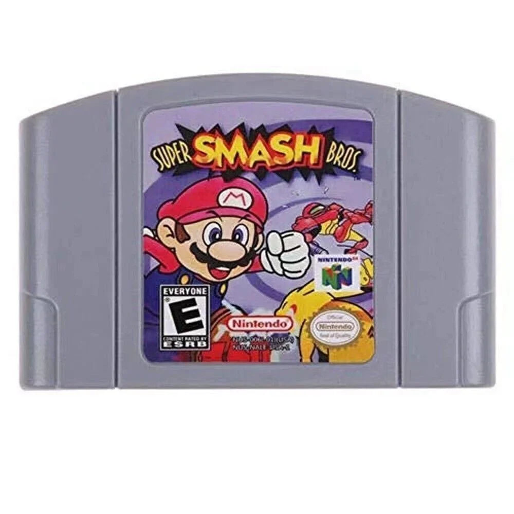 Mario Kart 64 Smash Bros Party 1 2 3 GoldenEye 007 Video Game For Nintendo N64