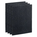 Carbon Filter For Fellowes 190/200/dx55 Air Purifiers, 10 1/8 X 13 3/16, 4/pack | Bundle of 5 Packs