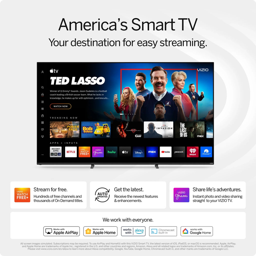 VIZIO 43" Class V-Series 4K LED HDR Smart TV 2023 V435M-K04