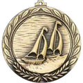 BOAT SAILING MEDALLION with RIBBON - Pack of 100