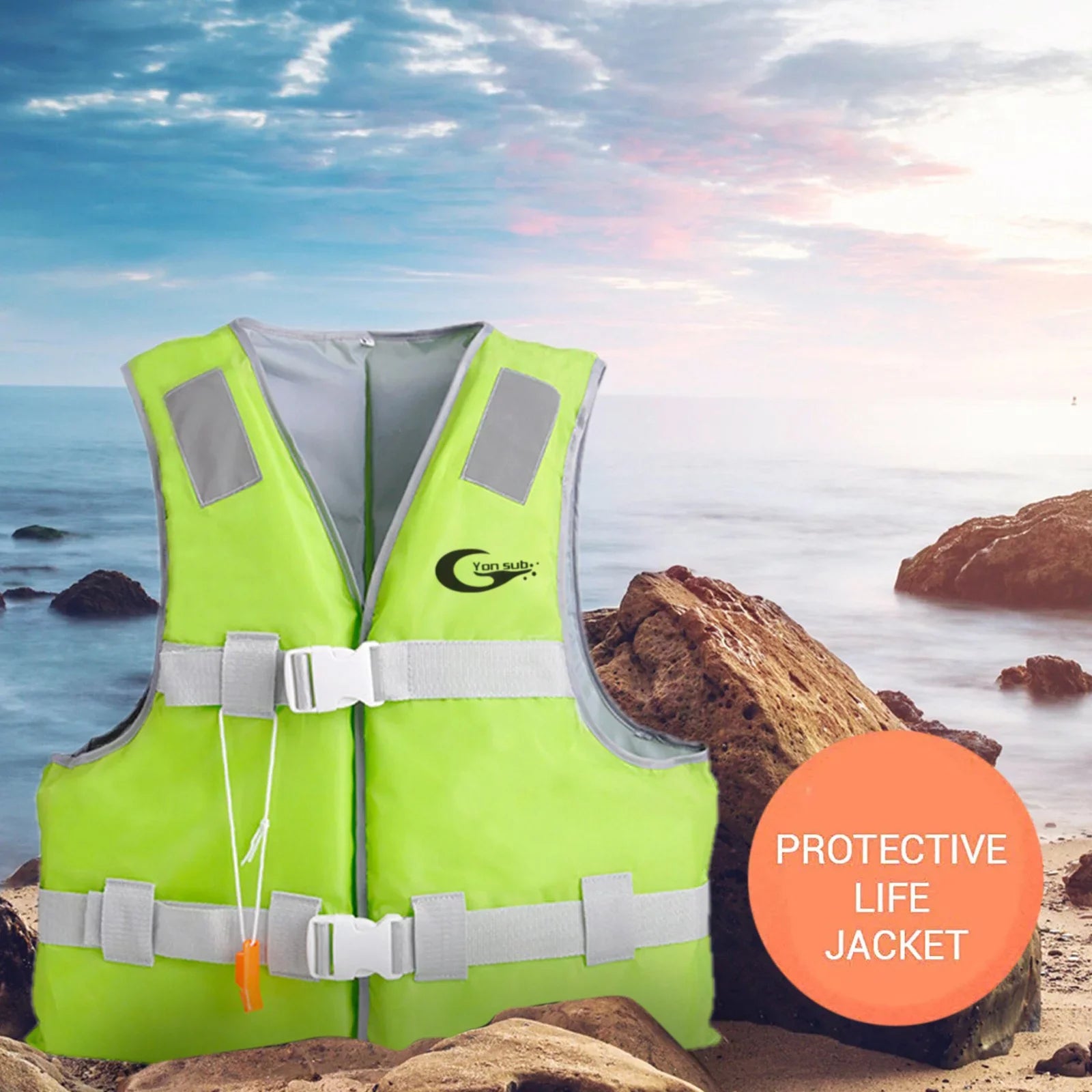 YHAIOGS Sport Jackets Life Vest Swim Adults Fluid Jacket for Adults Outdoor Boating Swimming