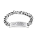 Tool Maker. Because Freakin' Genius is Not an Official. Cuban Chain Bracelet, Tool Maker Engraved Bracelet, Sarcastic Gifts for Tool Maker