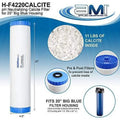 INC Ph Neutralization Liquid Filter Cartridge | Calcite Filter To Raise Alkalinity Of Low Ph Fluid | 4.5"X20" Filter Fits 20” Filter Housing | H-F4220CALCITE (4.5" X 20")