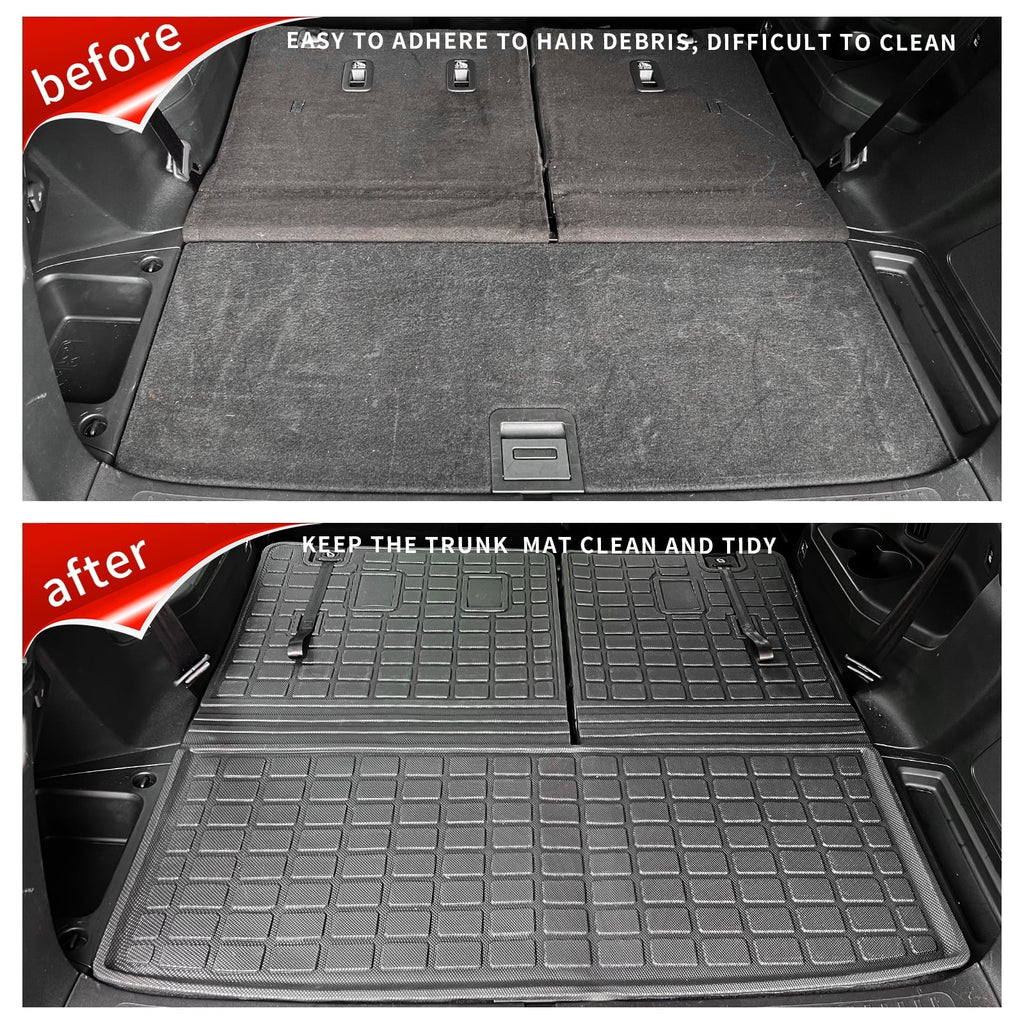 Fit 2023 2024 Honda Pilot Car Trunk Mat Cargo Liner TPE Pilot Accessories