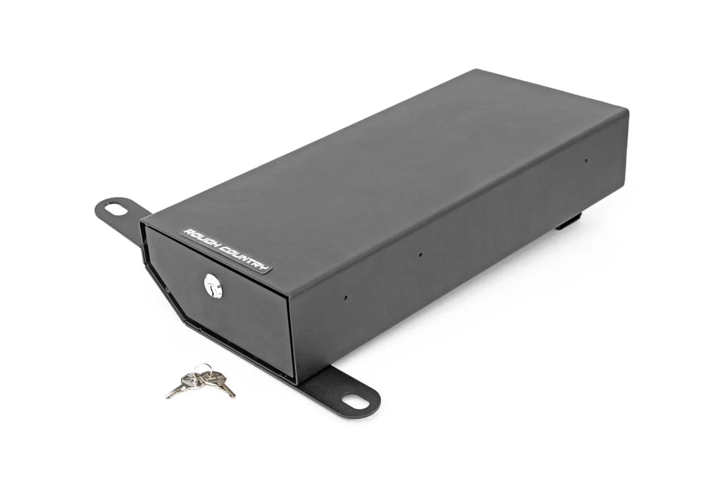 Rough Country Under Seat Lock Box for 2007-2018 Jeep Wrangler JK/JKU - 99035