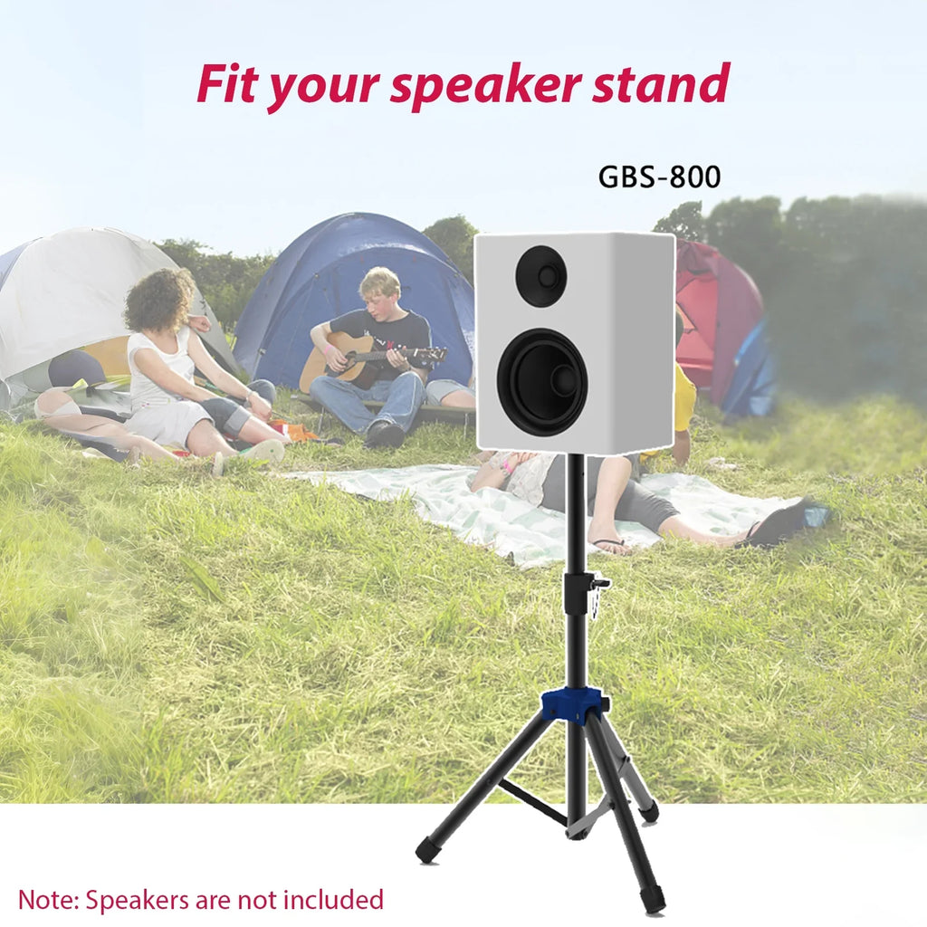 Speaker Stand Studio Speaker Tripod Stand Heavy Duty Telescoping Height Adjustable Non-slip Three-point Triangle Base Bracket for Capability Surround Sound
