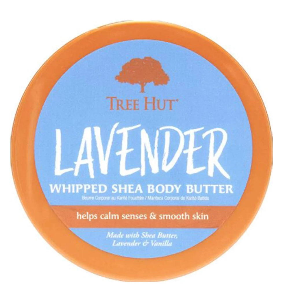 Tree Hut Lavender Whipped Shea Body Butter 8.4 Oz! Formulated With Real Sugar, Certified Shea Butter And Lavender Oi! Body Lotion That Leaves Skin Feeling Soft & Smooth! (Lavender Lotion) (One Pack) (