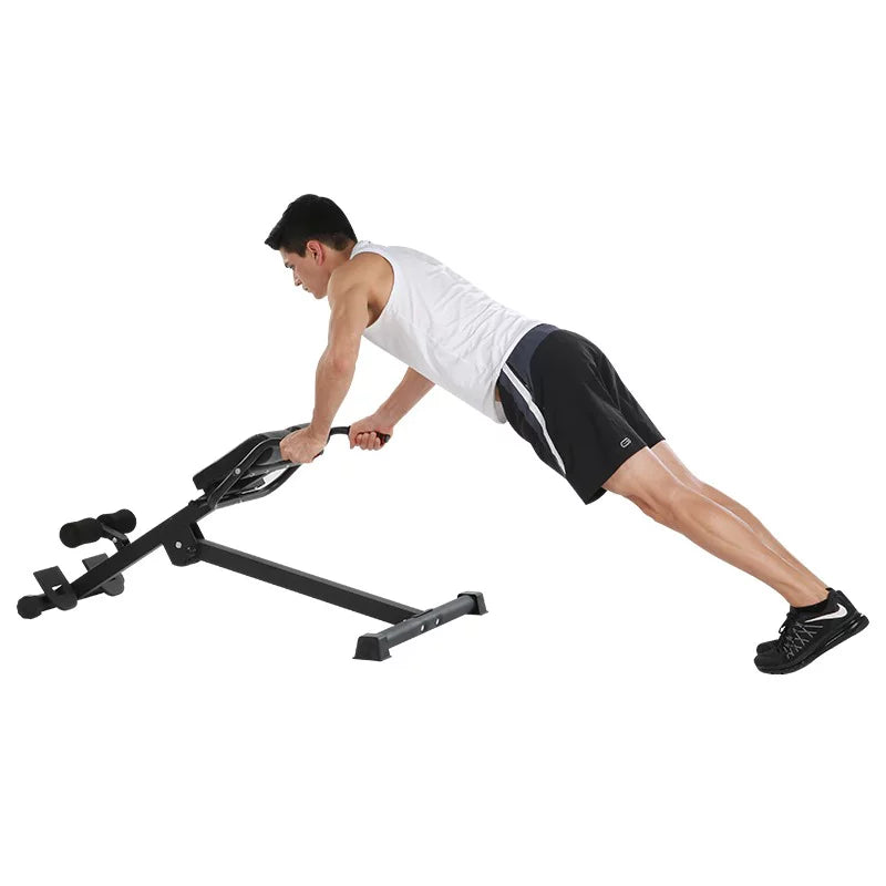 X Factor Adjustable Ab Back Core Strength Exercise Fitness Hyper Extension Roman Chair Exercise Bench Abdominal Strength Training Workout Home Gym