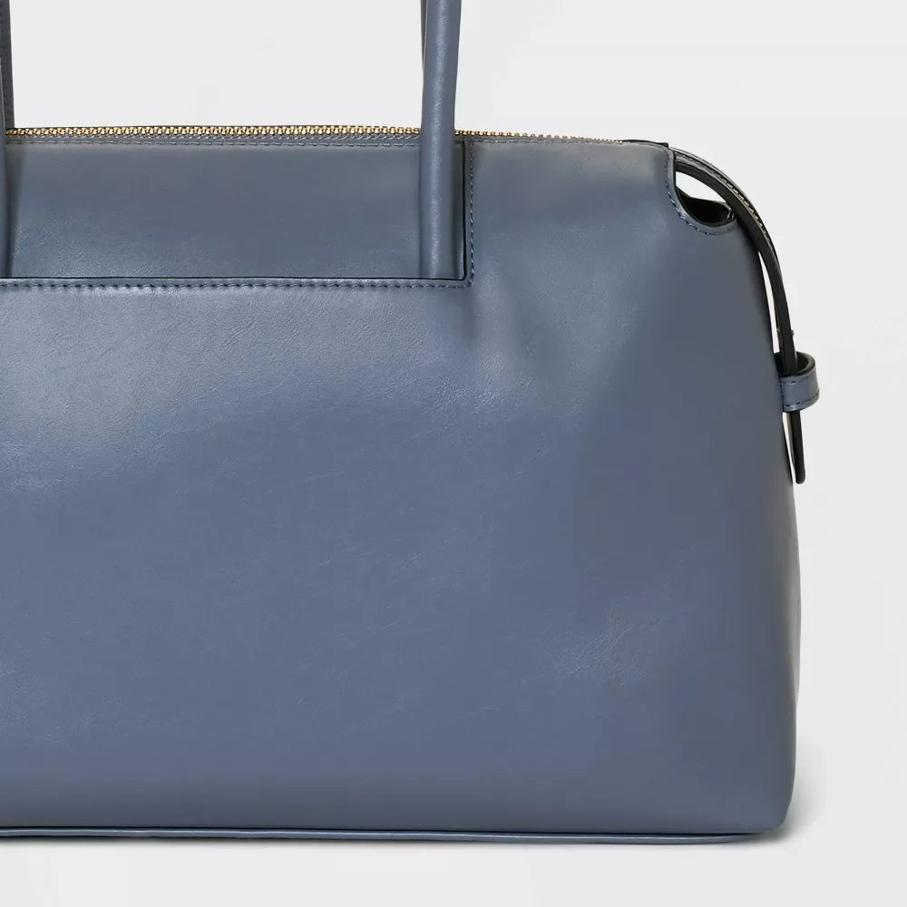 A New Day East West Bowler Shoulder Handbag - Gray