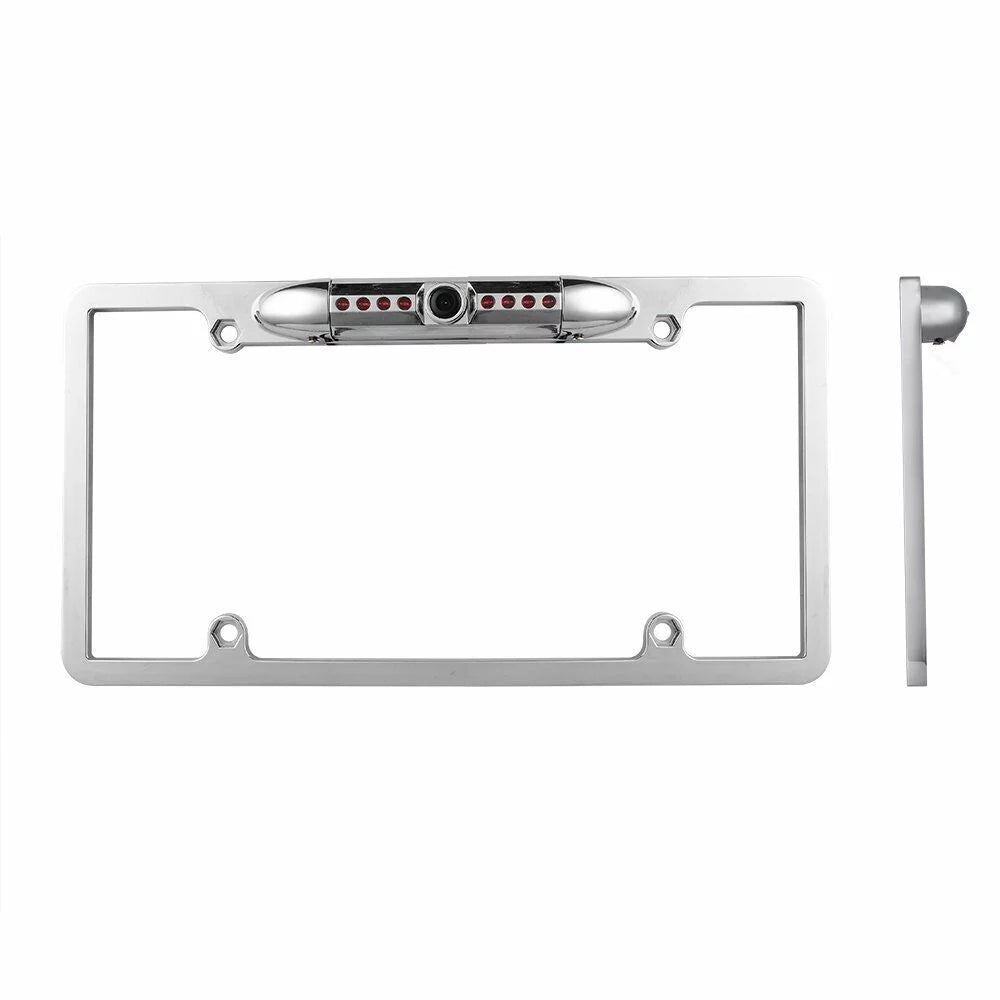 For Pioneer MVH-1400NEX Night Vision Color Front or Rear View Camera Chrome Silver Frame
