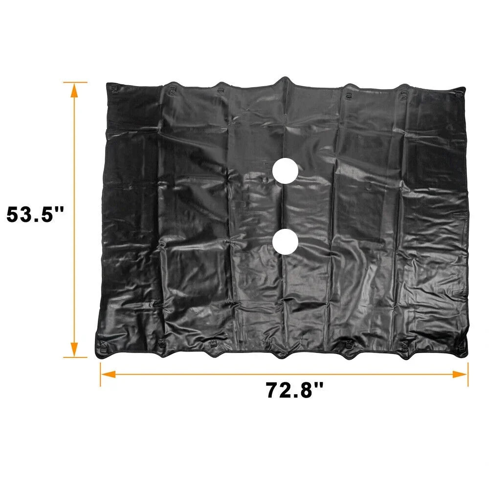 JLLOM Ultimate Leather Top Sunshade Protection for Jeep Wrangler JK JKU 07-18 - Shield Your Ride from Harsh Sunlight