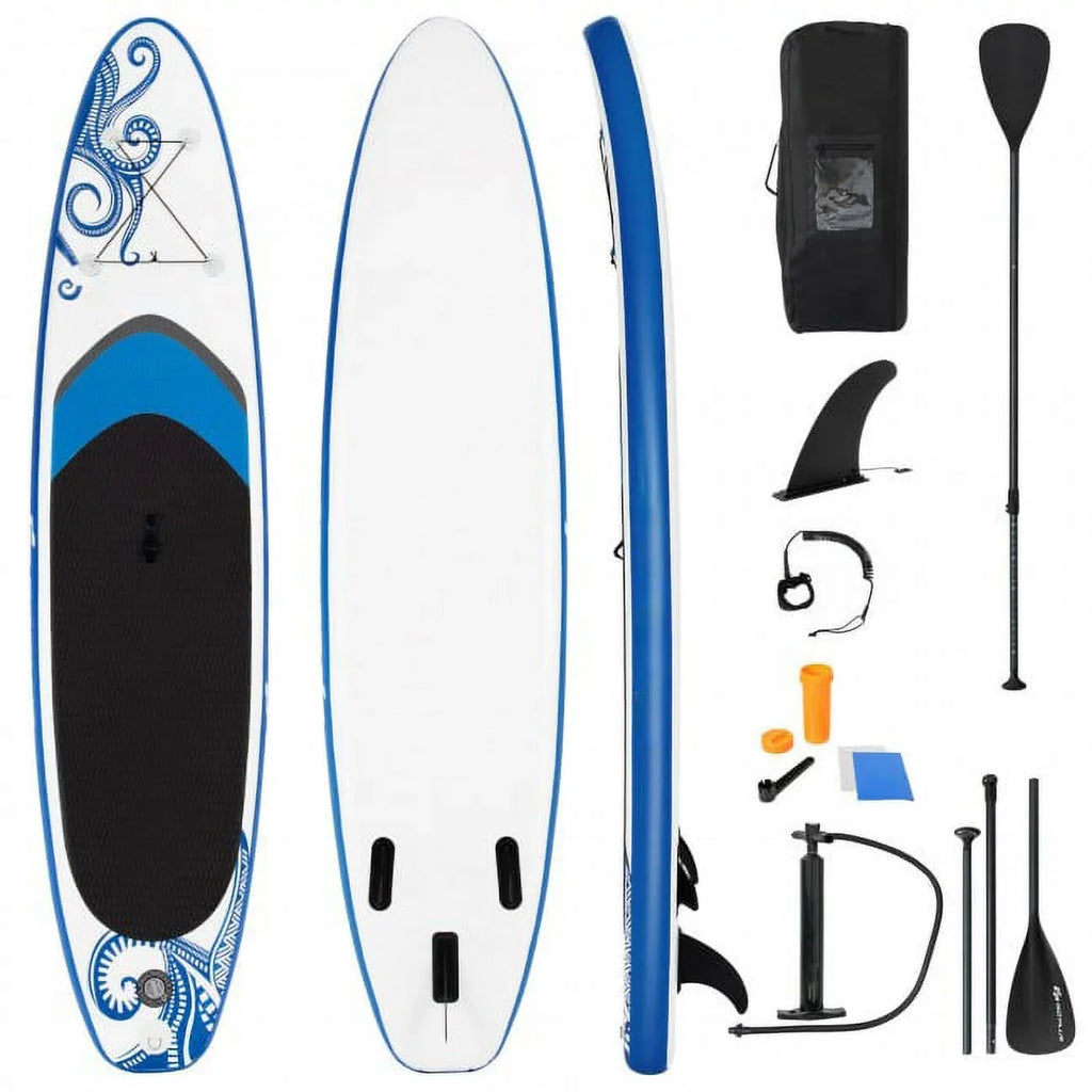 Enjoy Wonderful Liquid Sports 11-Feet Inflatable Adjustable Surfing Paddle Board