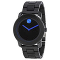 Movado Bold 42 mm Black Dial TR90/Polyurethane Stainless Steel Mens Watch 3600099