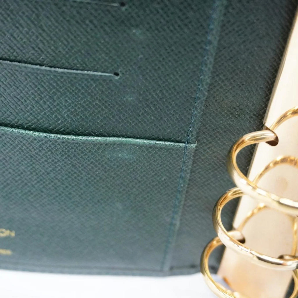 Pre-Owned Louis Vuitton Notebook Cover Taiga Agenda MM R20403 Episea Men's (Good)