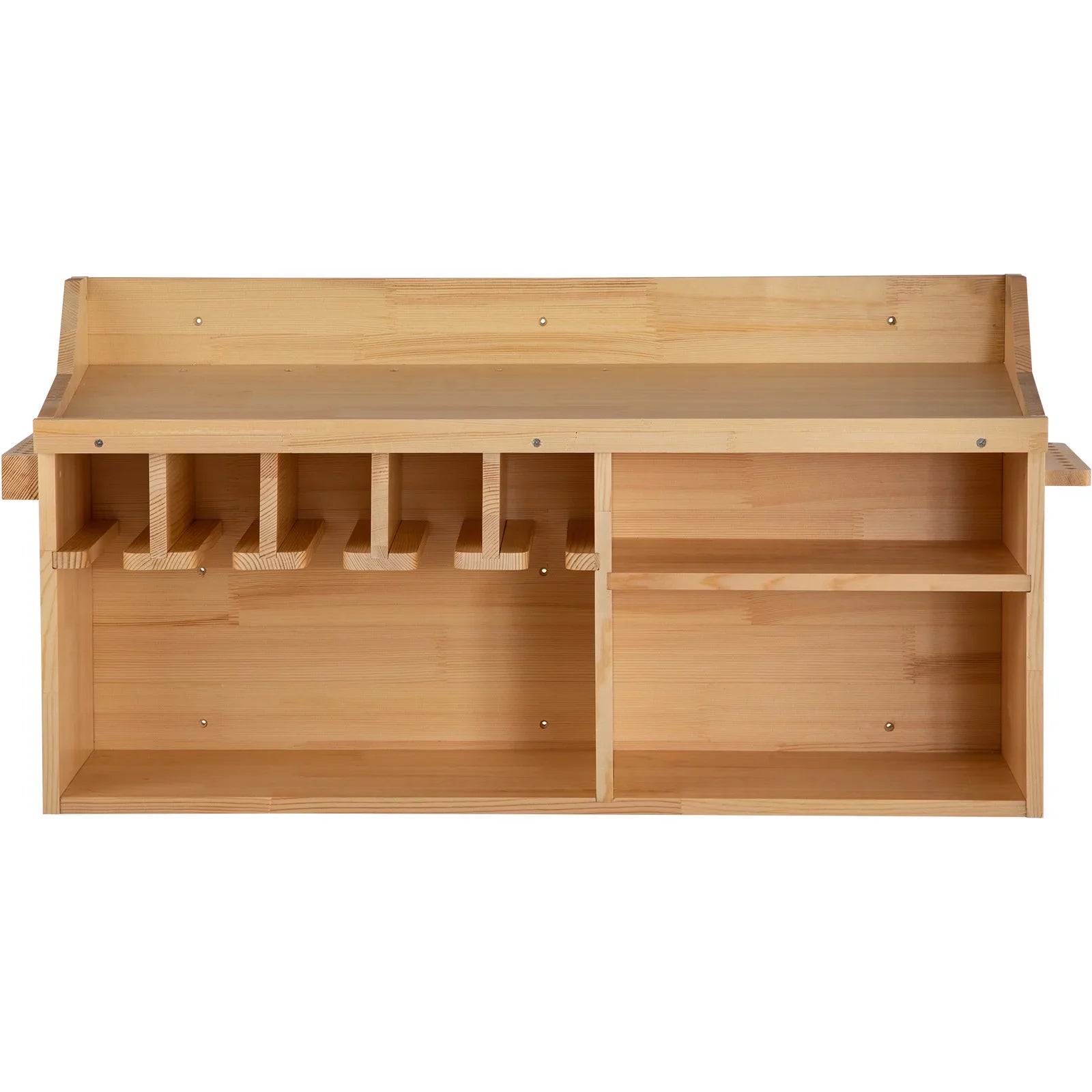 BENTISM Power Tool Organizer Drill Wall Tool Holder 5 Slots 4-shelf Wall Mounted