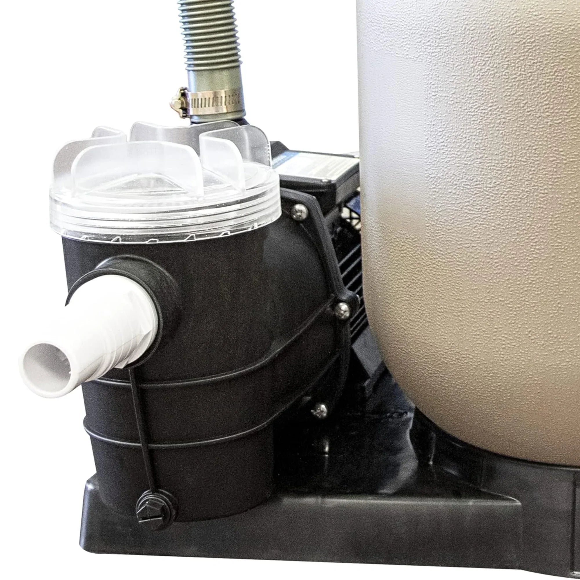 HYDROTOOLS By SWIMLINE 714061 Hydro-Flo 0.35 (0.45 THP) 2400 GPH ABOVE GROUND Powerful Pool Pump 1 Speed Extra Large Strainer Basket Vertical Discharge 115V Energy Saving Silent Noise DOE Certified