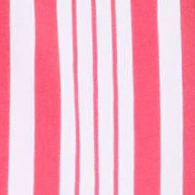 KARL LAGERFELD PARIS Womens Pink Zippered Pocketed Self Tie Sash Striped Sleeveless Surplice Neckline Wear To Work Wide Leg Jumpsuit 12