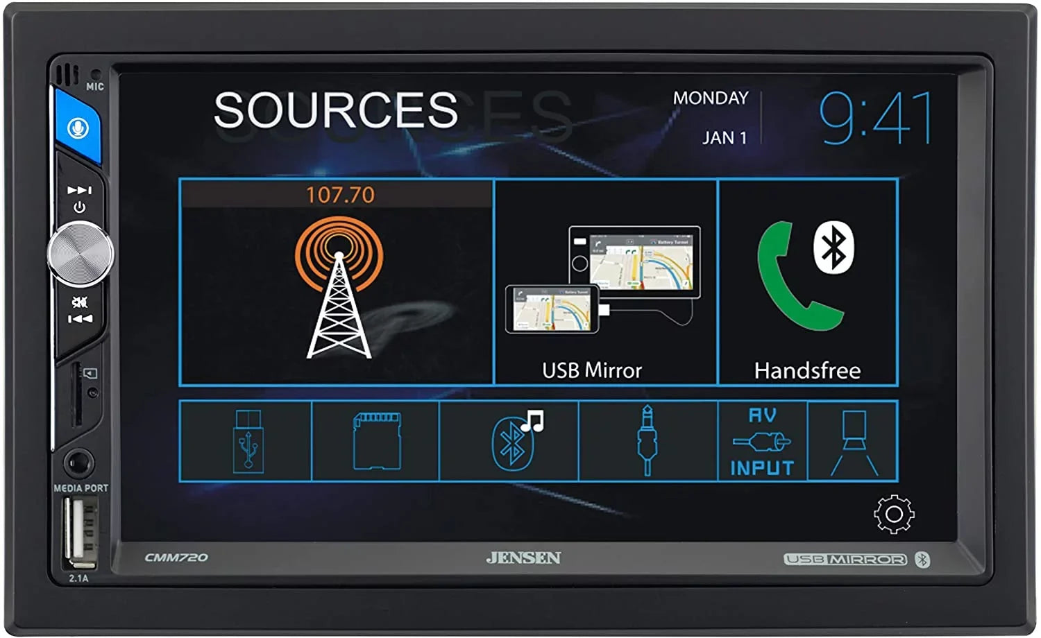 FITS 04-10 CHEVROLET PONTIAC SATURN AM/FM USB/BLUETOOTH DISPLAY CAR RADIO STEREO PKG. INCLUDES VEHICLE SPECIFIC INSTALLATION HARDWARE INCLUDING DASH KIT, WIRE HARNESS, AND ANTENNA ADAPTER