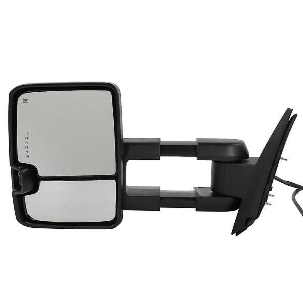 Power Heated Chrome Towing Mirrors for 07-13 Chevy Tahoe LED Signal & Backup Lamp